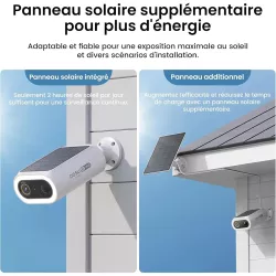 Pack 4 Caméras 4K AOSU SolarCam P1 Max + HomeBase 32GB