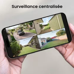 Pack 4 Caméras 4K AOSU SolarCam P1 Max + HomeBase 32GB