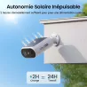 Pack 2 Caméras 4K AOSU SolarCam P1 SE + HomeBase 32GB