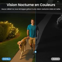 Pack 2 Caméras 4K AOSU SolarCam P1 SE + HomeBase 32GB