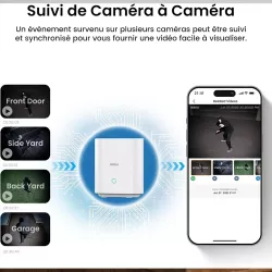 Pack 2 Caméras 4K AOSU SolarCam P1 SE + HomeBase 32GB