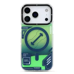 iPhone 17 Pro | Coque MagSafe YOUNGKIT Cyberpunk Luminous
