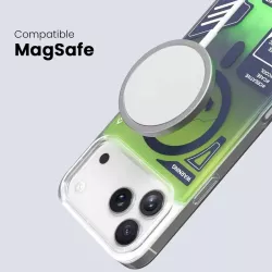 iPhone 17 Pro | Coque MagSafe YOUNGKIT Cyberpunk Luminous