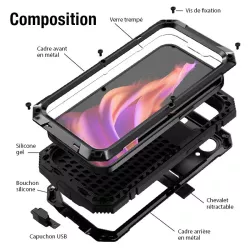 iPhone 15 Plus | Coque Intégrale Antichoc R-JUST Alphacell