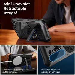 Galaxy S26 Ultra | Coque Intégrale R-JUST Armor X Pro Magnétique