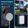 Galaxy S26 Ultra | Coque Intégrale R-JUST Armor X Pro Magnétique