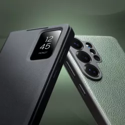 Galaxy S26 Ultra - Étui Portefeuille QIALINO Business en Cuir Véritabl