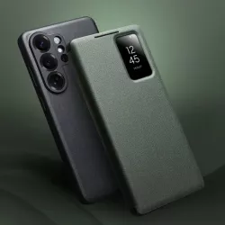 Galaxy S26 Ultra - Étui Portefeuille QIALINO Business en Cuir Véritabl