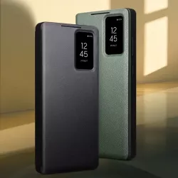 Galaxy S26 Ultra - Étui Portefeuille QIALINO Business en Cuir Véritabl