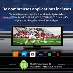 Écran OTTOCAST ScreenFlow 11,4' CarPlay/Android Auto/Android