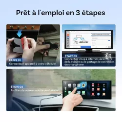 Écran OTTOCAST Ottoscreen Ai 11,4' CarPlay/Android Auto/Android