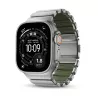Apple Watch | Bracelet NOMAD Stratos Titane & FKM Forest