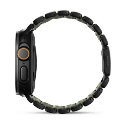 Apple Watch | Bracelet NOMAD Stratos Titane & FKM Forest