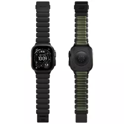 Apple Watch | Bracelet NOMAD Stratos Titane & FKM Forest
