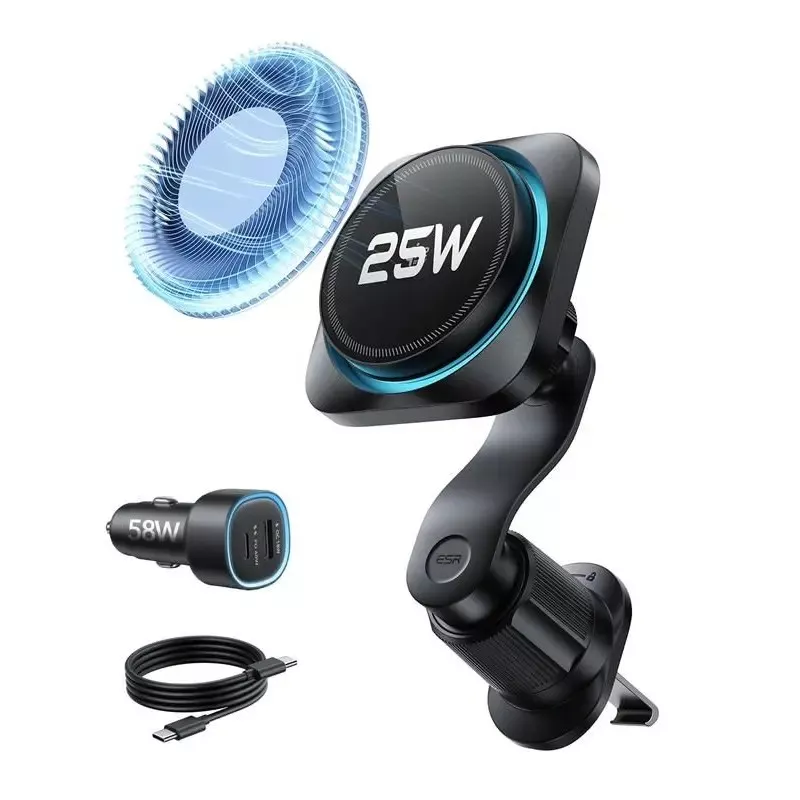 Chargeur MagSafe de Voiture ESR OmniLock CryoBoost Qi2 25W