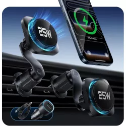 Chargeur MagSafe de Voiture ESR OmniLock CryoBoost Qi2 25W