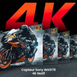 Caméra Moto/Vélo AKEEYO 730Pro 4K UHD
