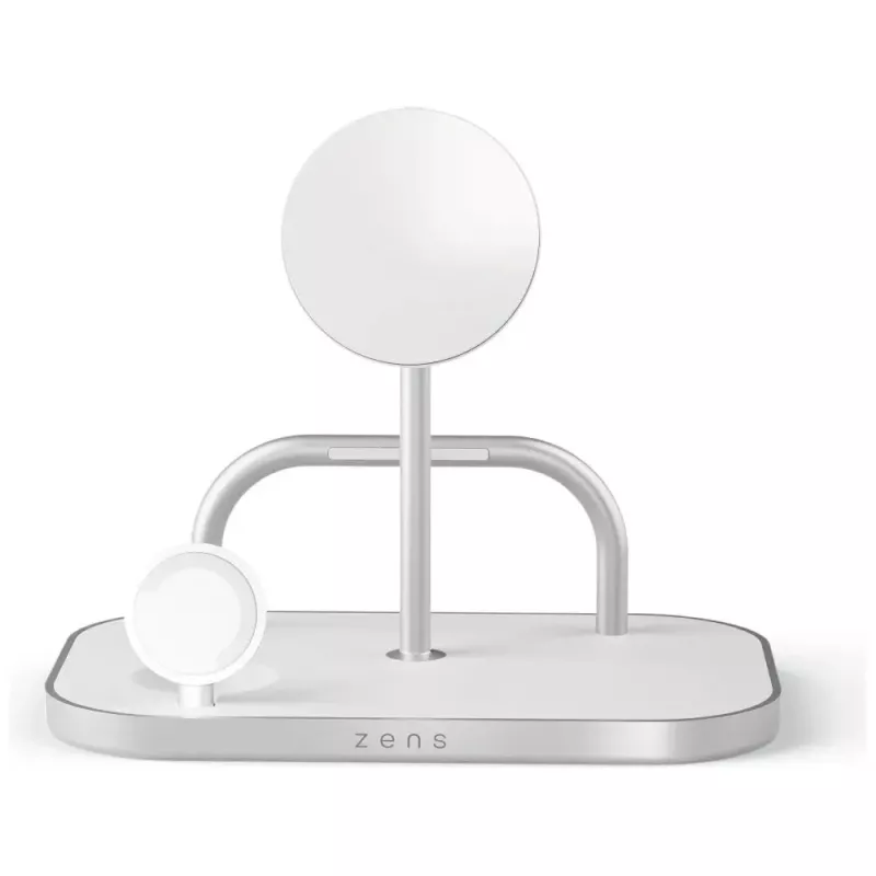 Station Induction ZENS 4-en-1 pour iPad iPhone Apple Watch AirPods