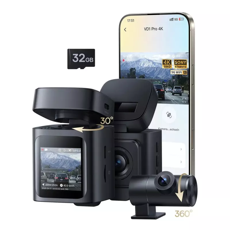 Caméra Dashcam BASEUS PrimeTrip VD1 Pro 4K WiFi GPS