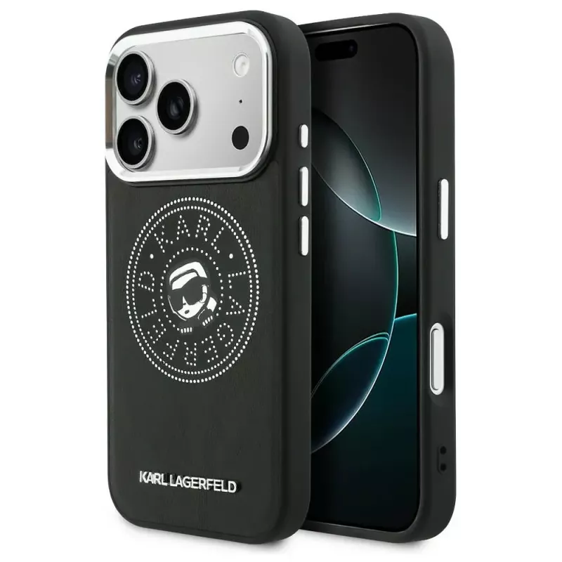 iPhone 17 Pro Max | Coque MagSafe KARL LAGERFELD Point & Karl Sketch