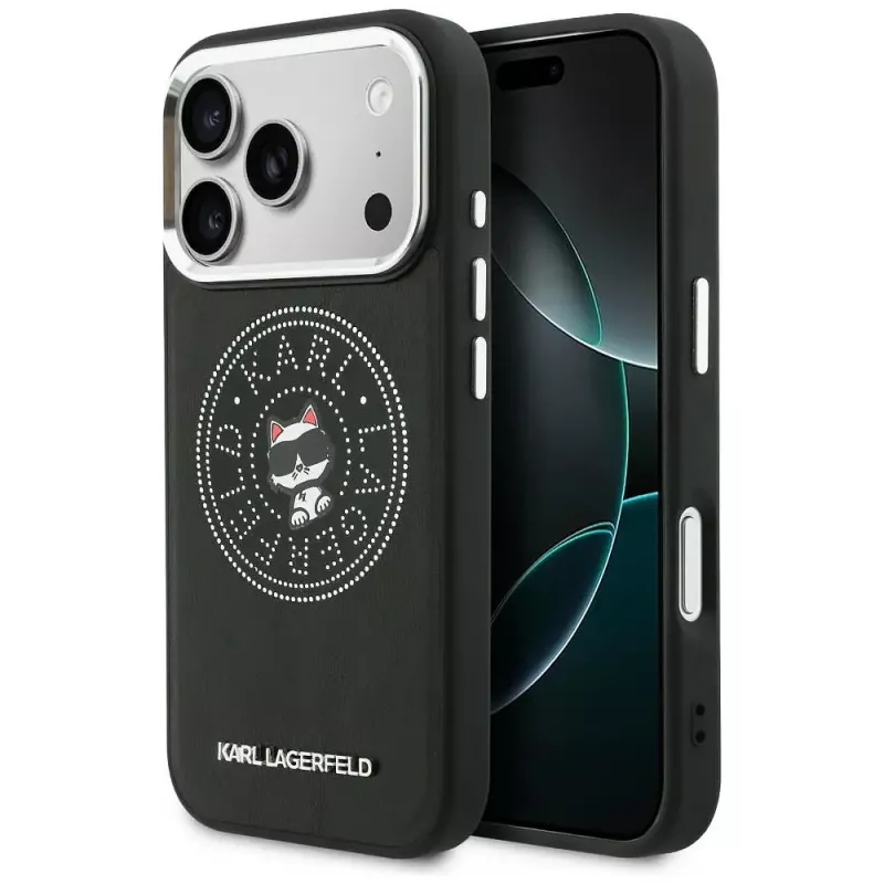 iPhone 17 Pro Max | Coque MagSafe KARL LAGERFELD Point & Choupette