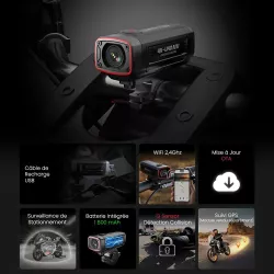 Caméra Moto/Vélo AKEEYO 710S 4K | Capteur Starvis | WiFi EIS