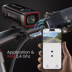 Caméra Moto/Vélo AKEEYO 710S 4K | Capteur Starvis | WiFi EIS