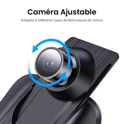 Rétroviseur CarPlay 9,66" 4K KM24 | Dashcam Avant/Arrière