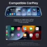 Rétroviseur CarPlay 9,66" 4K KM24 | Dashcam Avant/Arrière