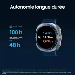 Montre Connectée SAMSUNG Galaxy Watch Ultra 4G LTE Titane