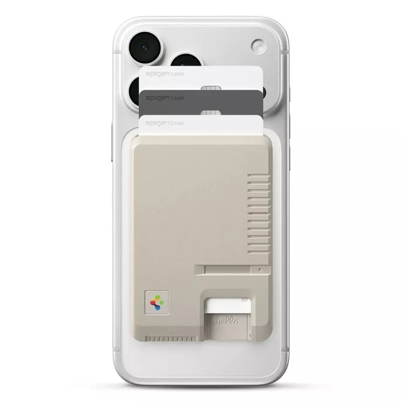 Porte-cartes MagSafe SPIGEN Classic LS Inspiration Macintosh