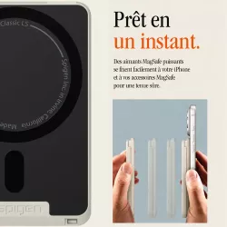 Porte-cartes MagSafe SPIGEN Classic LS Inspiration Macintosh