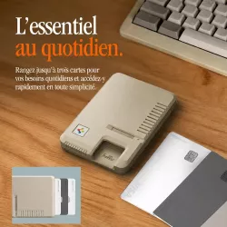 Porte-cartes MagSafe SPIGEN Classic LS Inspiration Macintosh