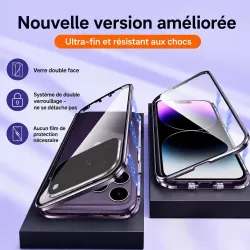 iPhone 17 Pro Max | Coque Intégrale Magnétique Verre Trempé