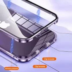 iPhone 17 Pro | Coque Intégrale Magnétique Verre Trempé