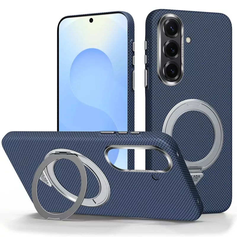 Galaxy S26 Plus | Coque MagSafe SULADA Kevlar Support 360°