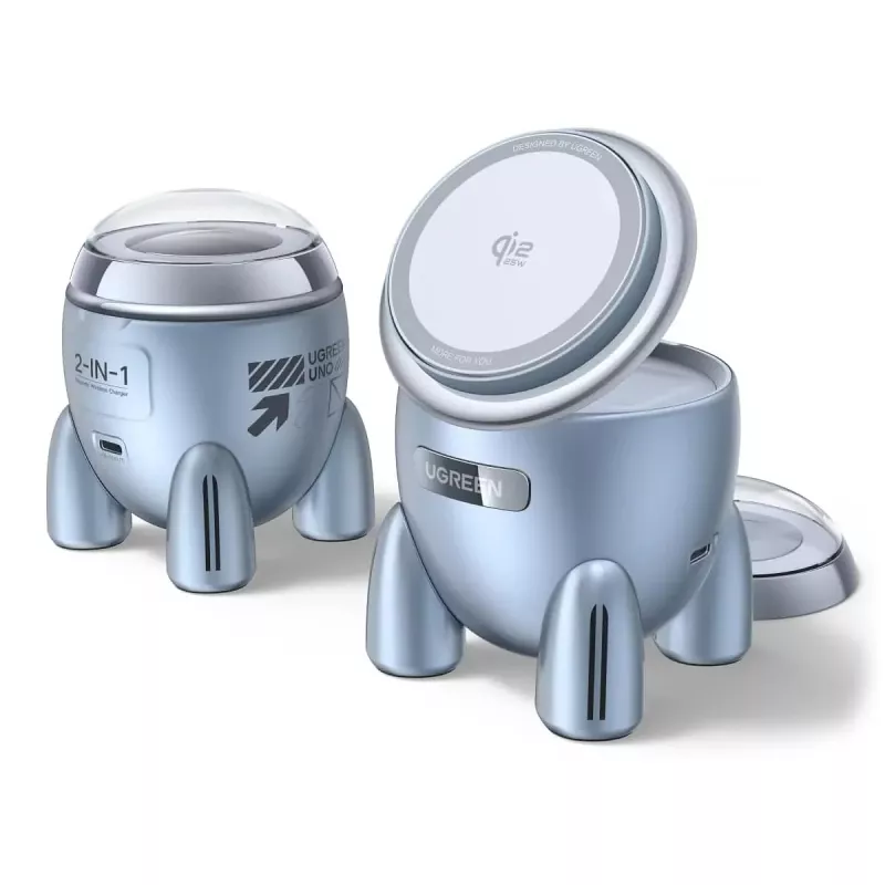 Chargeur Induction MagSafe UGREEN Uno 2-en-1