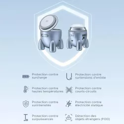 Chargeur Induction MagSafe UGREEN Uno 2-en-1