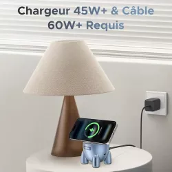 Chargeur Induction MagSafe UGREEN Uno 2-en-1