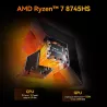 Mini PC GEEKOM A8 Ryzen 7 8745HS 16Go 1To