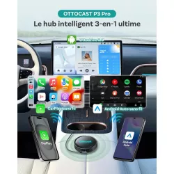 Adaptateur OTTOCAST OttoAibox P3 Pro CarPlay & Android Auto