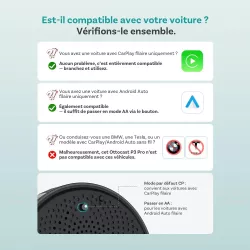 Adaptateur OTTOCAST OttoAibox P3 Pro CarPlay & Android Auto