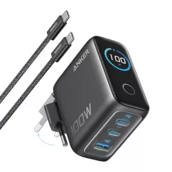 Chargeur Mural ANKER GaN Smart Display 100W