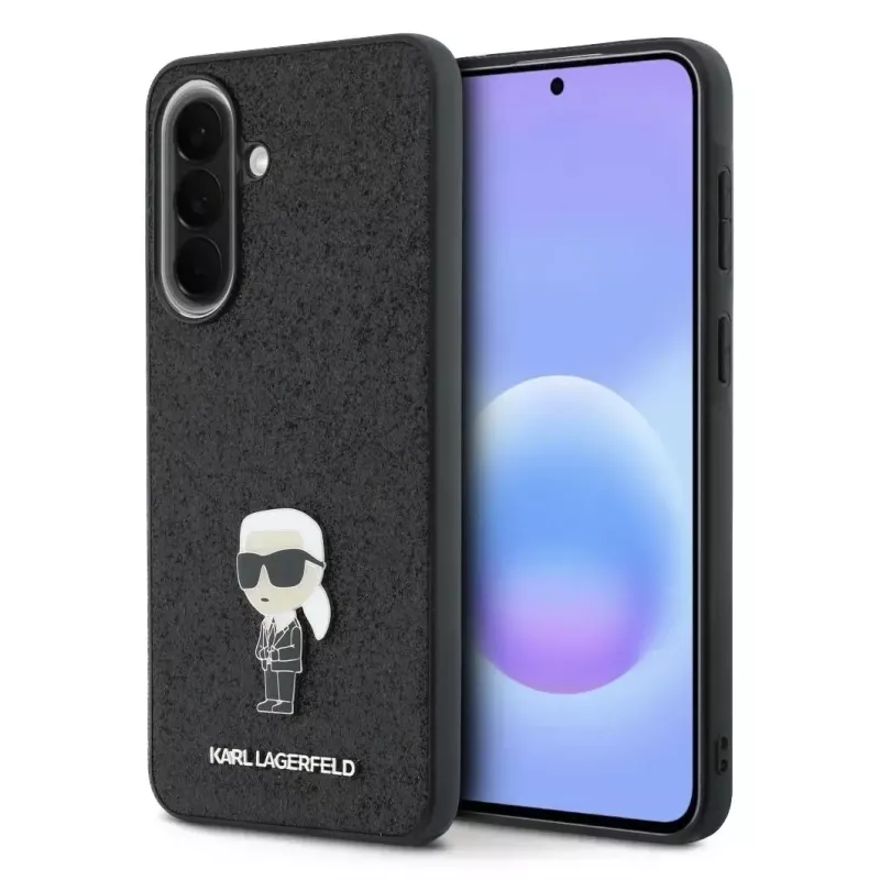 Galaxy A57 5G | Coque KARL LAGERFELD Pailletée Logo Métal