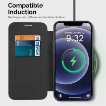 iPhone 12 | Étui Folio Ultra Slim Compatible MagSafe