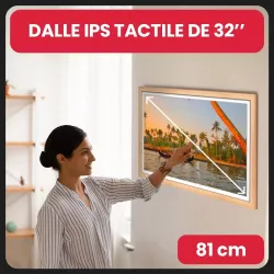 Cadre Photo Connecté AGFAPHOTO Realiview APF3200WIFI 32" Full HD