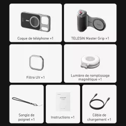 iPhone 17 Pro Max | Kit Poignée TELESIN Master Grip Creator