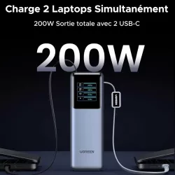 Batterie Externe UGREEN Nexode Pro 25000 mAh 200W