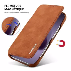 iPhone 17 Pro Max | Étui Portefeuille LC.IMEEKE Hon Ancient