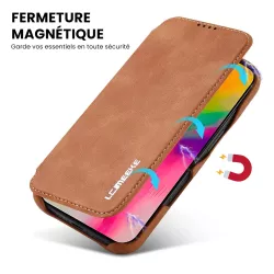 iPhone 17 | Étui Portefeuille LC.IMEEKE Hon Ancient